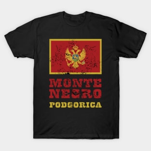 Flag of Montenegro T-Shirt